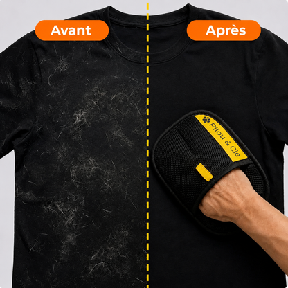 Pilou™ | Le Gant Anti-Poils Double Face